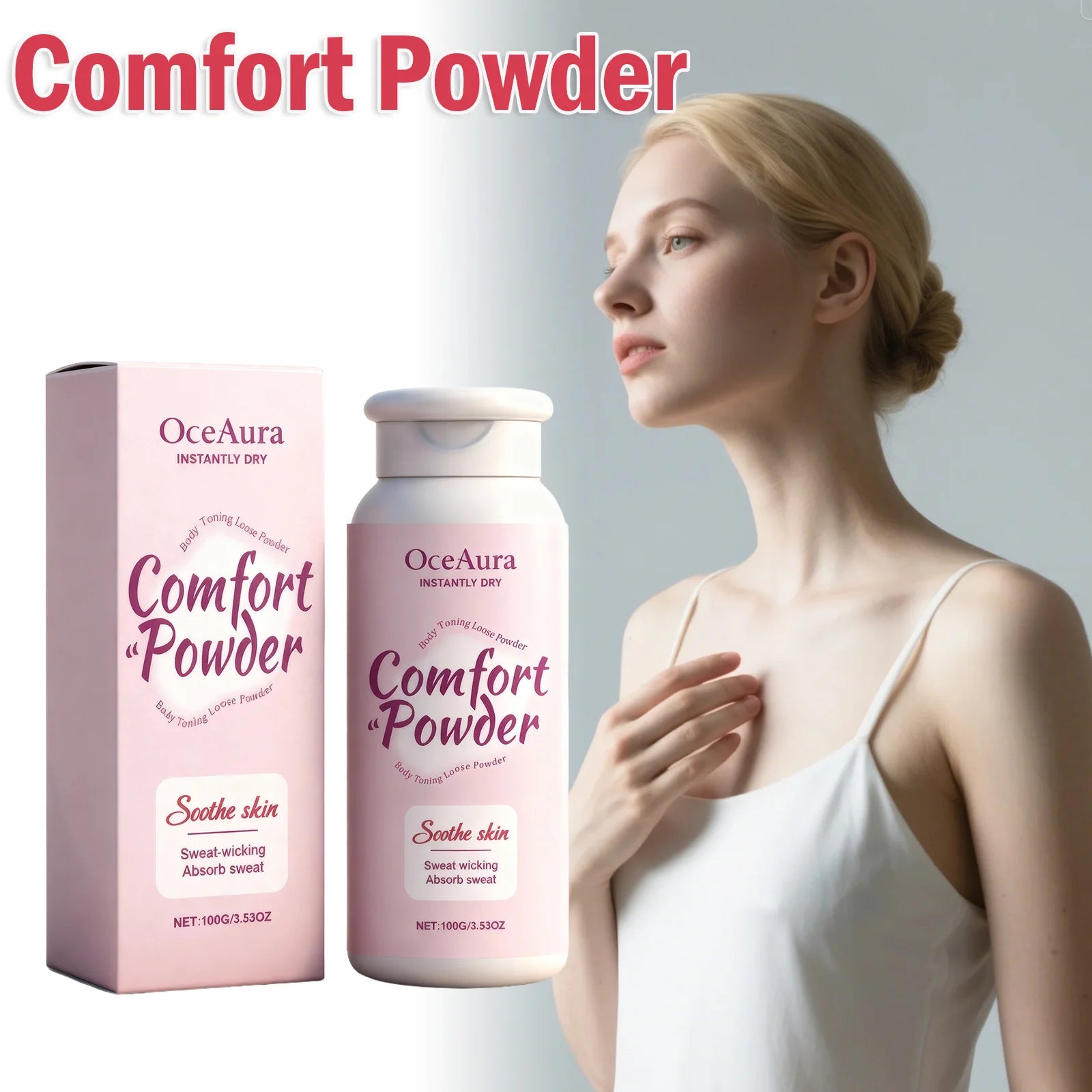 Talc-Free Body Powder – Anti-Chafe, Sweat Absorbing | Unisex Peaceful Pleasures Health and Wellness Default Title