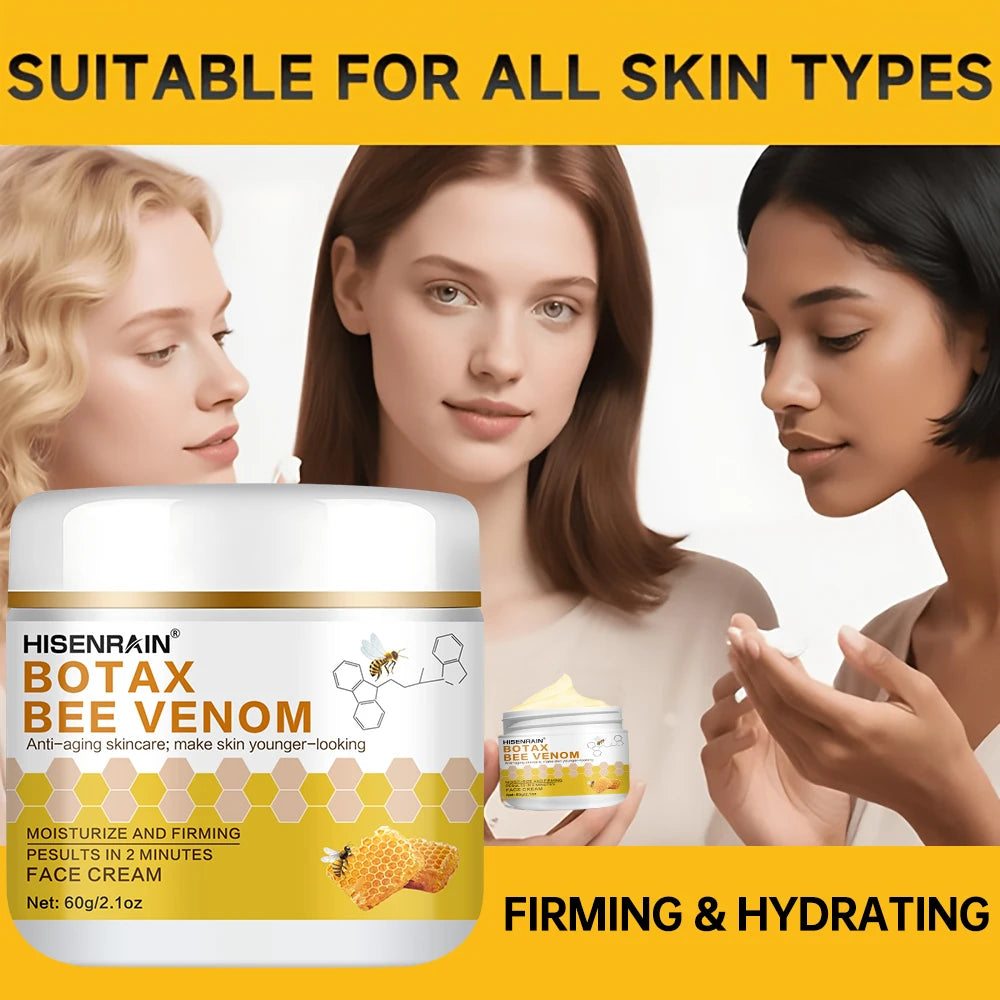 HISENRAIN Botax & Honey Anti-Aging Yellow Cream, Wrinkle Reduction & Firming Face Moisturizer, 24H Intense Hydration. Peaceful Pleasures Health and Wellness