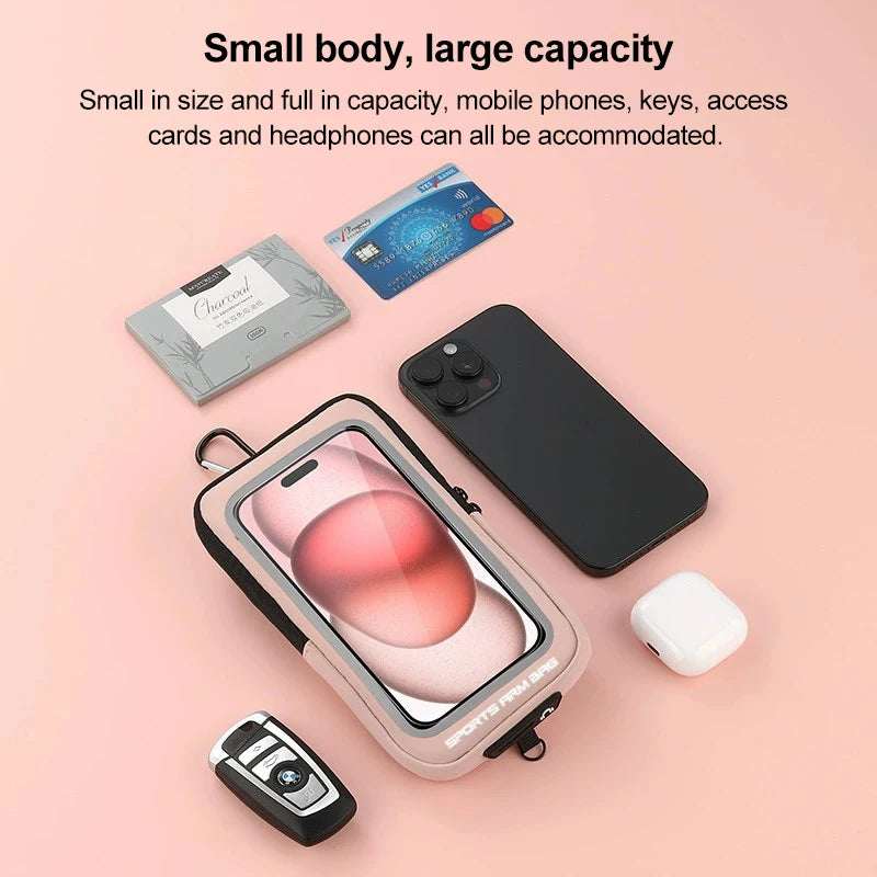 Armband On The Phone Mobile Phone Bag Wrist Armbands Mp3 mp4 Bags Sports Cell Phone Holder Cell Phone Accessories Woman Sports Peaceful Pleasures Health and Wellness