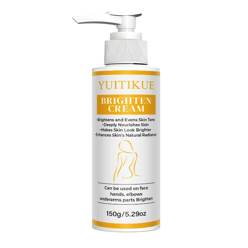 YUITIKUE Brightening Cream 150g Even Skin Tone Deeply Nourishes for Natural Radiance on Face, Hands & Elbows Peaceful Pleasures Health and Wellness 1pc