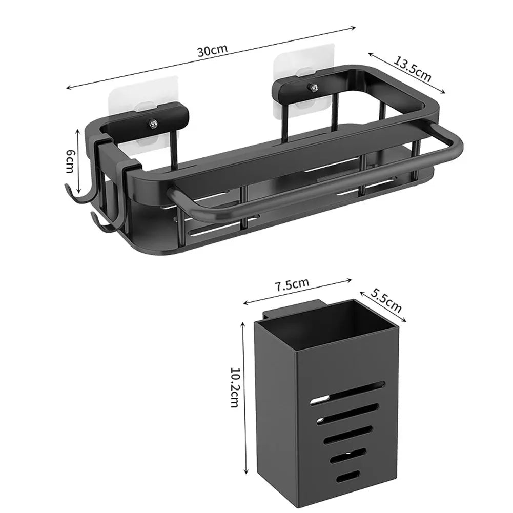No Drilling Stainless Steel Kitchen Organizer Shelf Wall Mount Countertop Drainer Rack Storage Shelf And Organiser For Kitchen Peaceful Pleasures Health and Wellness