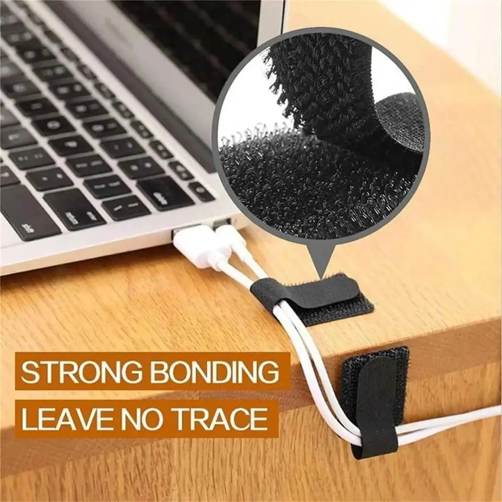 Reusable Self-Adhesive Velcro Cable Ties – Cord Organizer