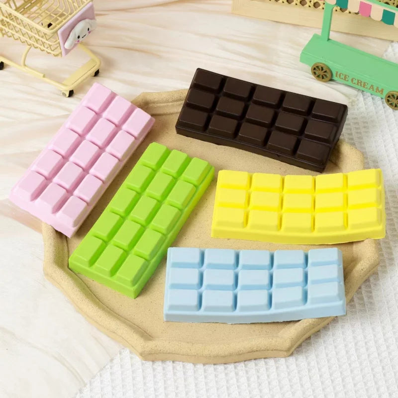 Chocolate Squeeze Toy – Slow Rebound PU Fidget Desk Ornament