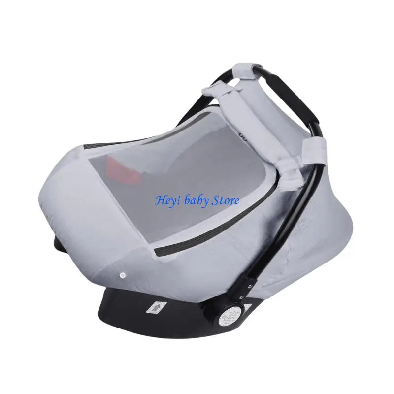 360° Windproof Baby Stroller Cover – Breathable Cotton Pram Protector