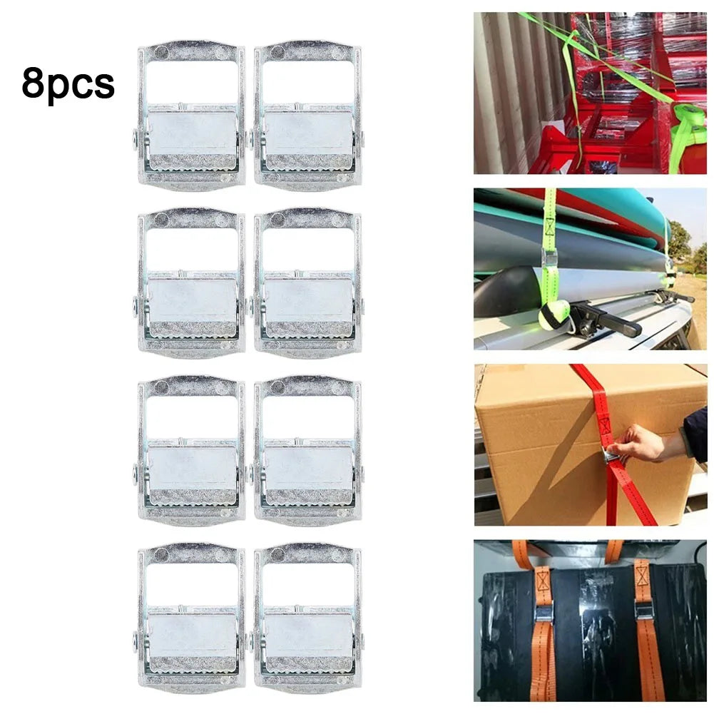 Zinc Alloy Buckles Strap Fixed Tensioner Tie Down Cargoes Ratchet