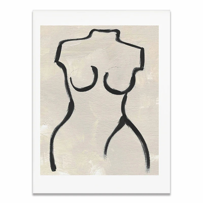 Scandinavian Minimalist Wall Art Modern Classic Vintage Wall Art Fashionable Woman Poster Print Home Bedroom Living Room Decor Peaceful Pleasures Health and Wellness Picture 7 20x30cm Unframed