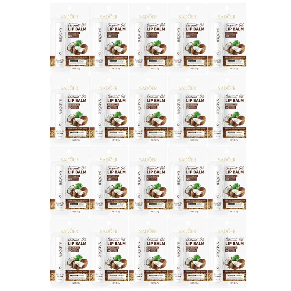 SADOER Coconut Lip Balm 2.7g – Moisturizing Daily Lip Care