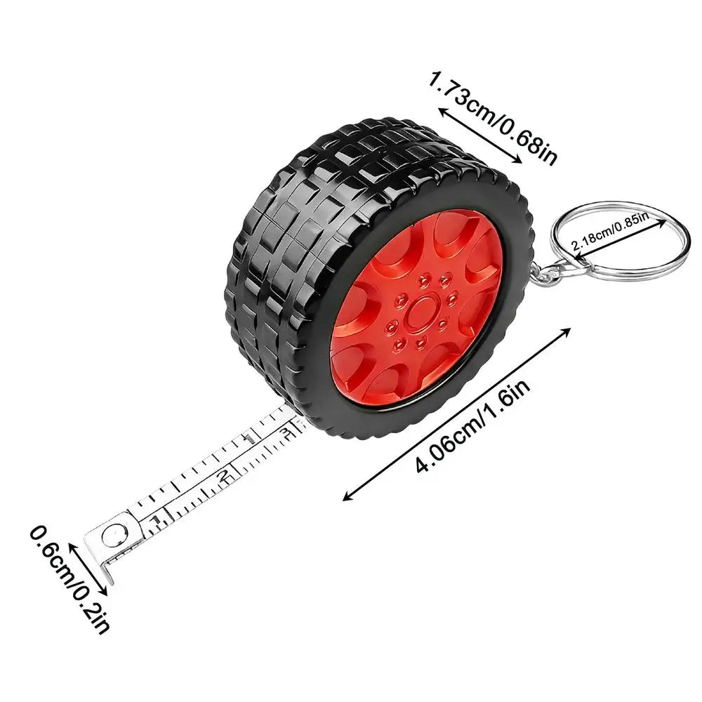Mini Retractable Tape Measure Keychain – 10m Portable Ruler