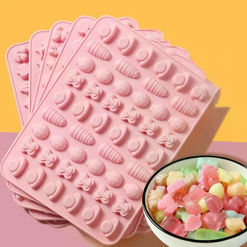 Silicone Chocolate Candy Mold | Rabbit, Fish & Heart Shapes
