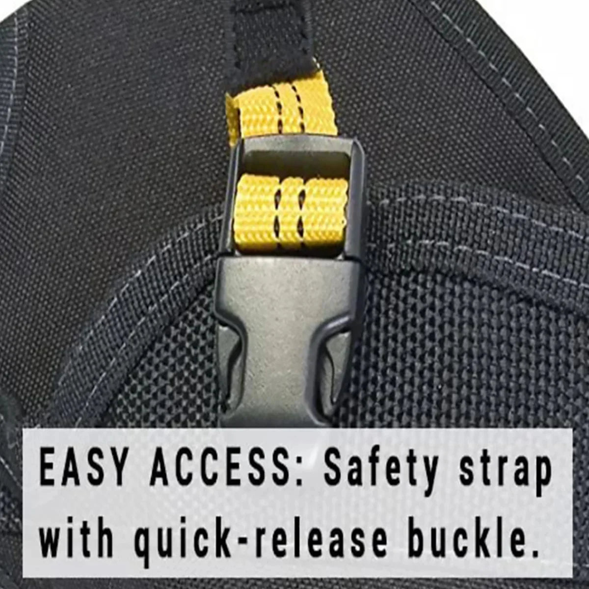 Multi-functional Waterproof Drill Holster Waist Tool Bag Power Tool Holster Cordless Drill Holster For Wrench Hammer Screwdriver Peaceful Pleasures Health and Wellness