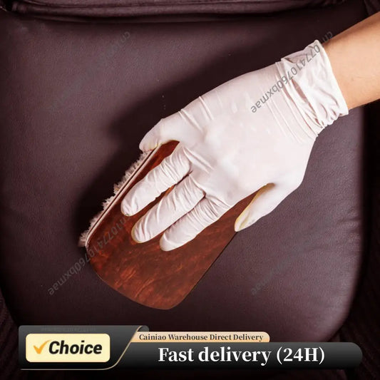 Car Interior Leather Textile Cleaning Brush with Horsehair Bristle Wood Handle Peaceful Pleasures Health and Wellness Default Title