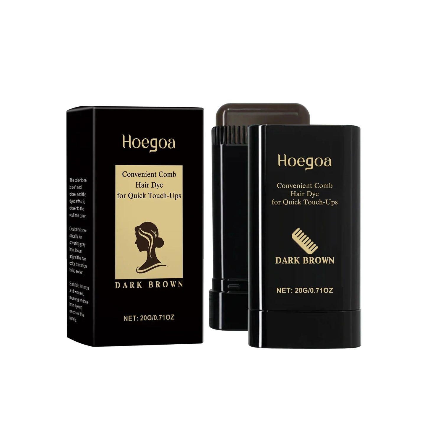 HOEGOA Temporary Hair Color Stick – Gray Root Concealer