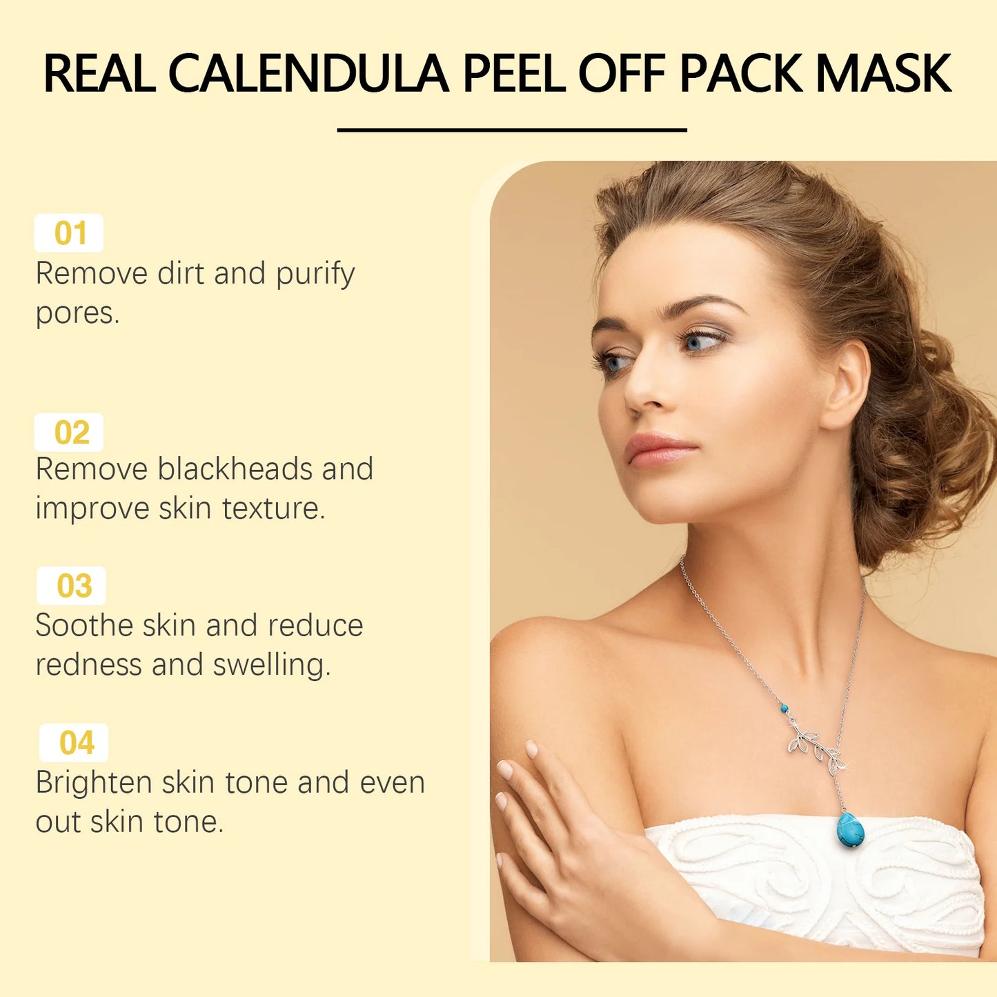 Calendula Peel-Off Mask – Blackheads, Pores & Dark Spots