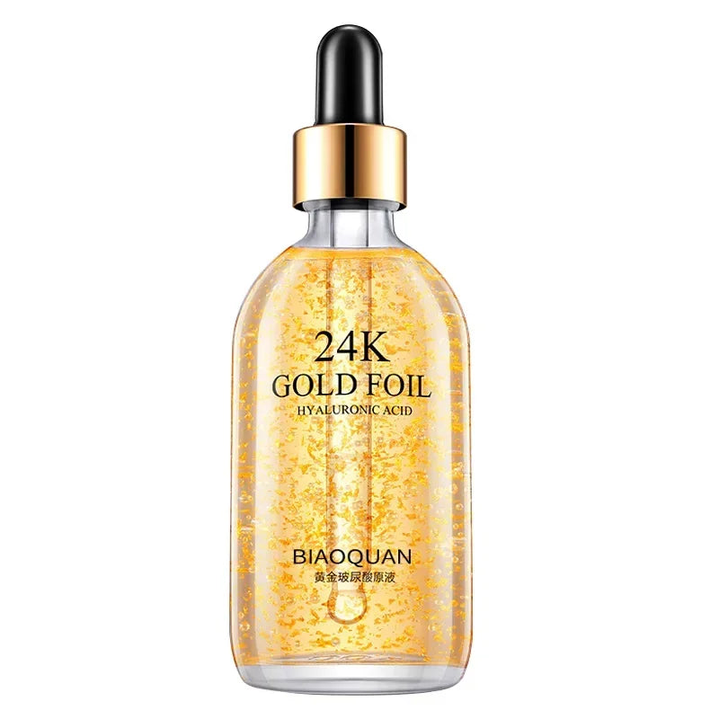 24K Gold Foil Face Serum – Lifting, Firming & Pore Minimizing