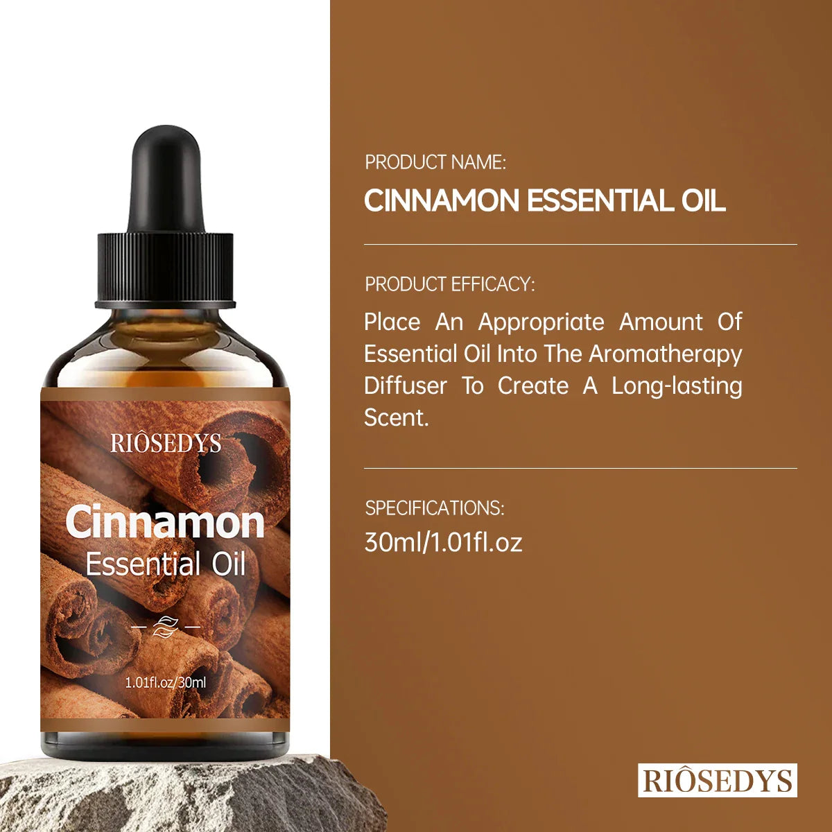 Cinnamon Essential Oil – Massage, Hair Care & Diffuser
