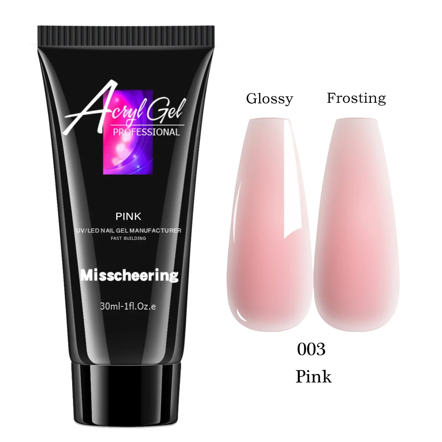 30ml Poly Nail Extension Gel UV/LED Builder – Solid Color