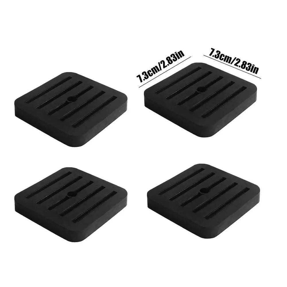 4-Pack AC Unit Vibration Damper Pads | Universal Noise Absorbing