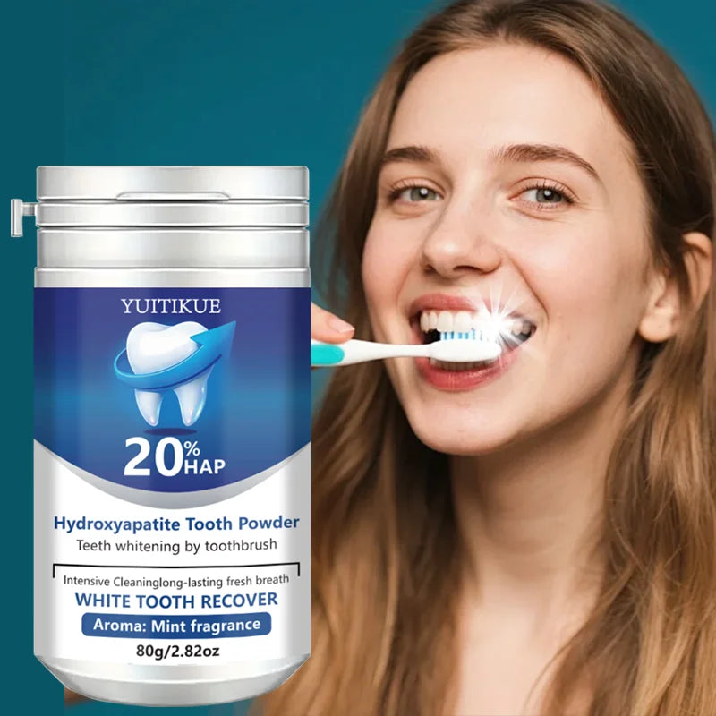 20% Hydroxyapatite Tooth Powder | Whitening & Enamel Repair Tooth Whitening Powder Peaceful Pleasures Health and Wellness