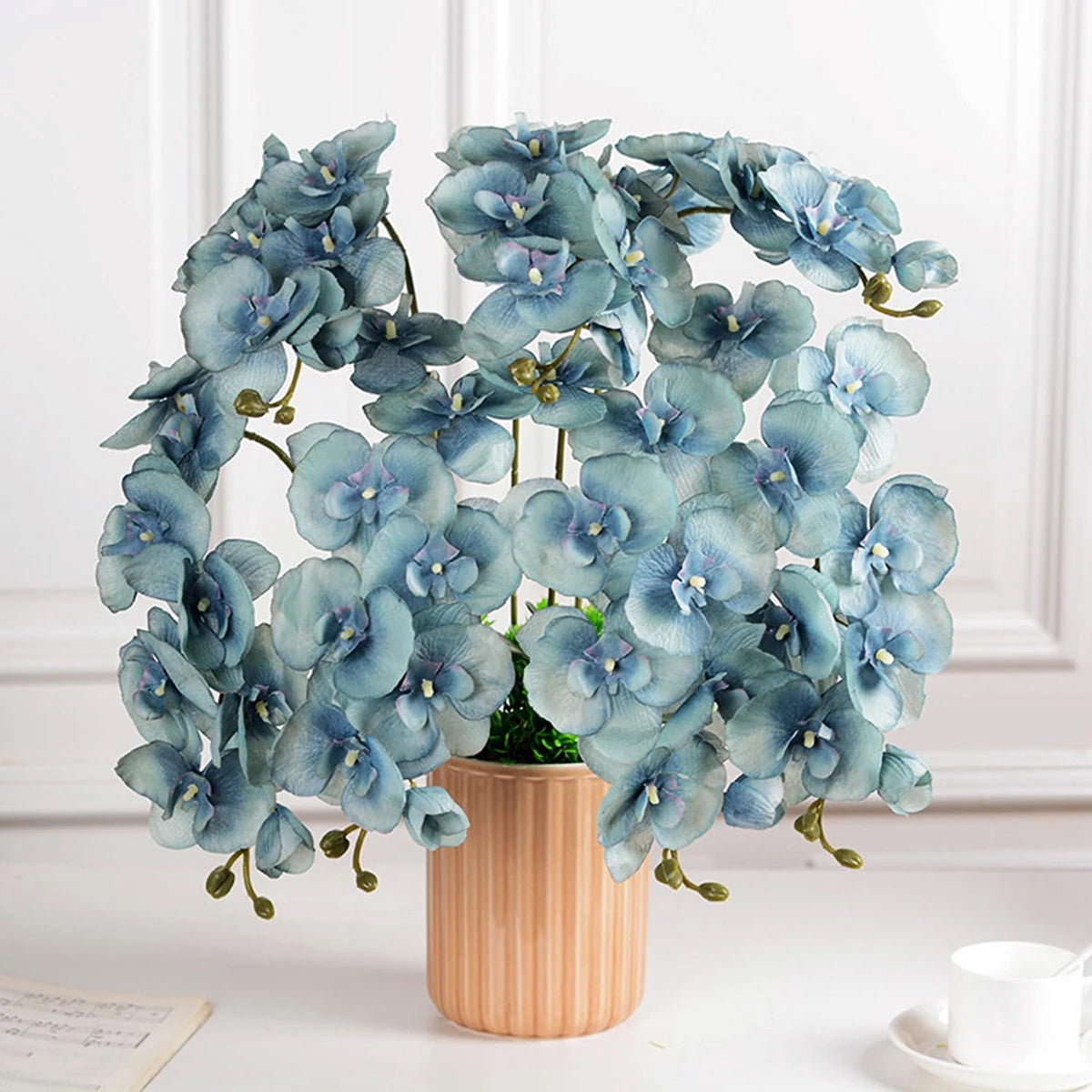 Silk Butterfly Orchid Artificial Flower Branch | Home & Wedding