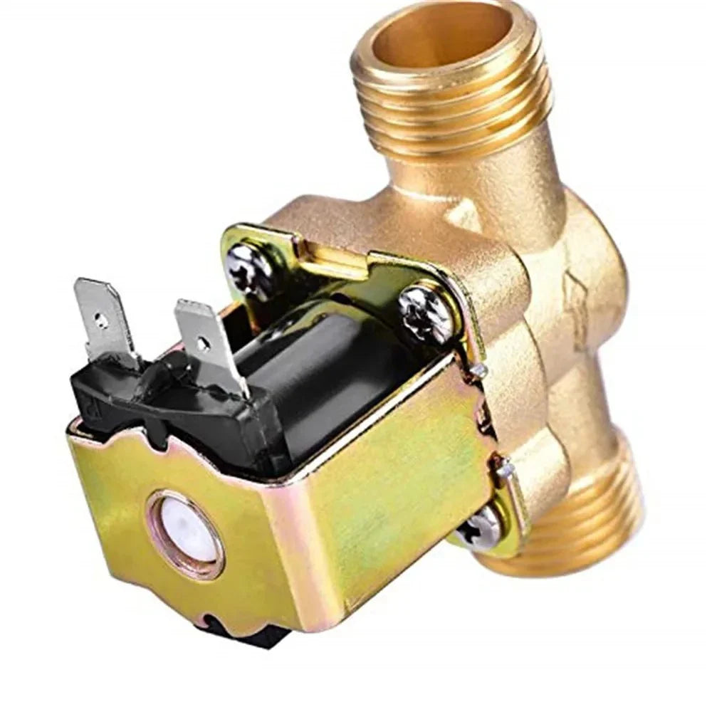 Brass N/C Solenoid Valve 12V 24V 220V – G1/2" & G3/4" Water Flow