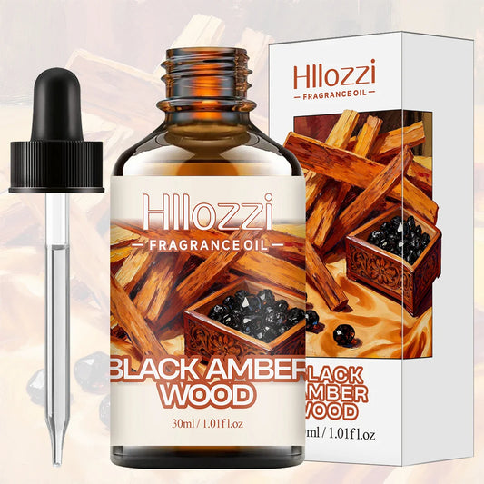 Black Amber Wood Fragrance Oil – Diffuser, Candle & Car Fragrance Oil Oasis Select BLACK AMBER WOOD 30ml