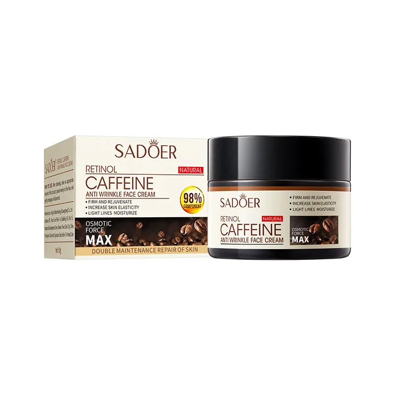 SADOER Retinol & Caffeine Anti-Wrinkle Face Cream 50g