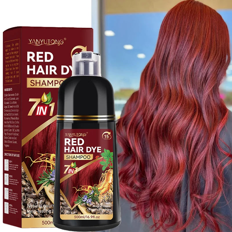 7-in-1 Plant-Based Hair Color Shampoo – Cover Gray Hair