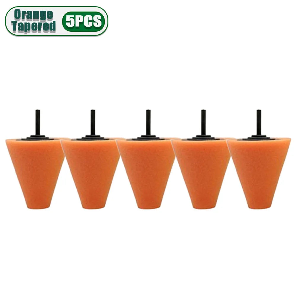 Car Wheel Hub Polishing Sponge Cone – Rim Cleaner Tool
