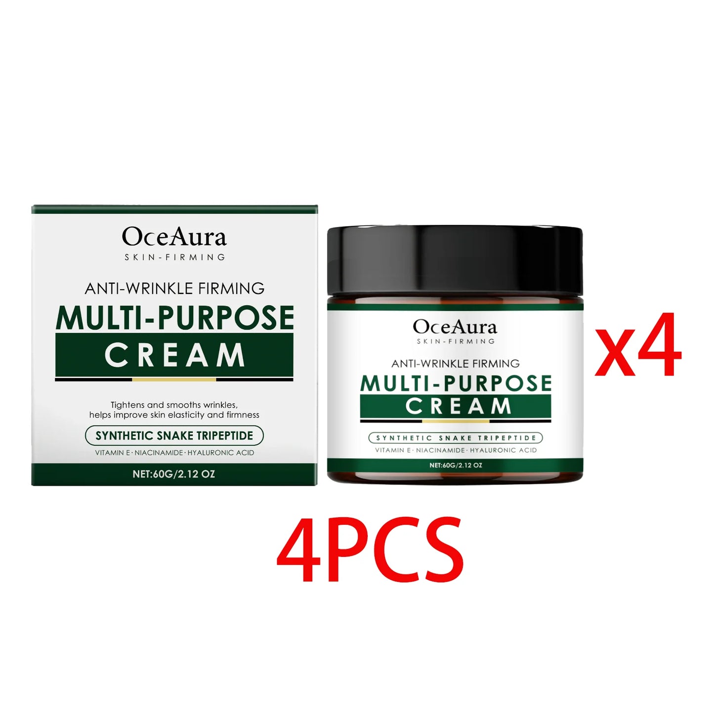 OceAura Retinol Collagen Face Cream – Anti-Wrinkle Moisturizer 60g