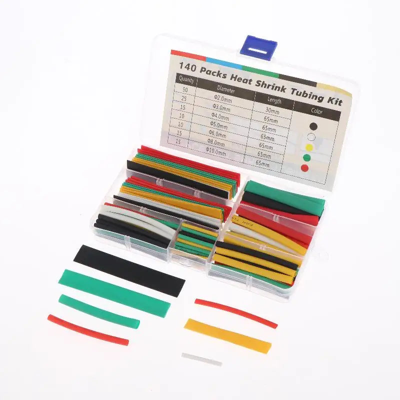2:1 Heat Shrink Tubing Kit – Wire & Cable Insulation Set Heat Shrink Tubing Kit Peaceful Pleasures Health and Wellness