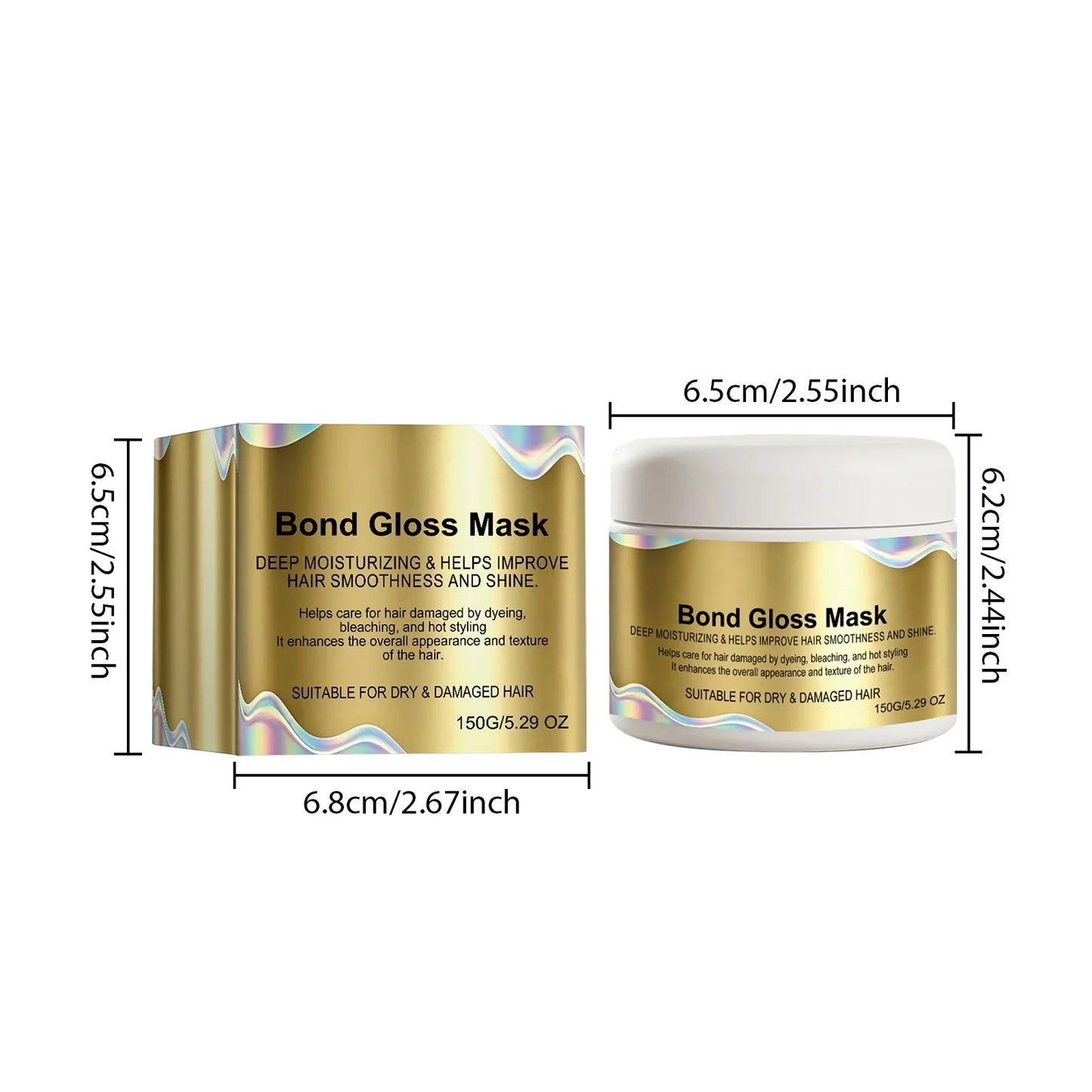 Gloss Mask Keratin Hair Mask | Deep Moisture & Frizz Control
