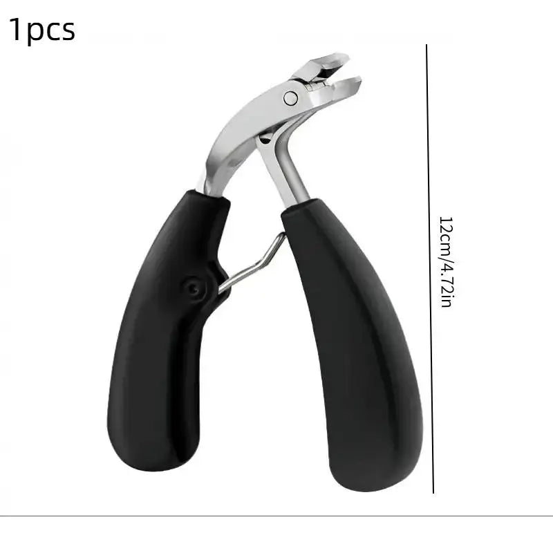 Professional Grade Concave Stainless Steel Nail Clippers For Thick Nails And Ingrown Toenails Sharp Curved Blade For Easy Trim Peaceful Pleasures Health and Wellness 1PCS