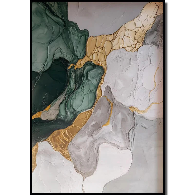Sage Green Burnt Orange Modern Wall Art Canvas painting , Medieval Modern Wall Art Printed Poster, Home Wall Decoration Gift, Peaceful Pleasures Health and Wellness DD054-09 30x40cm Unframed