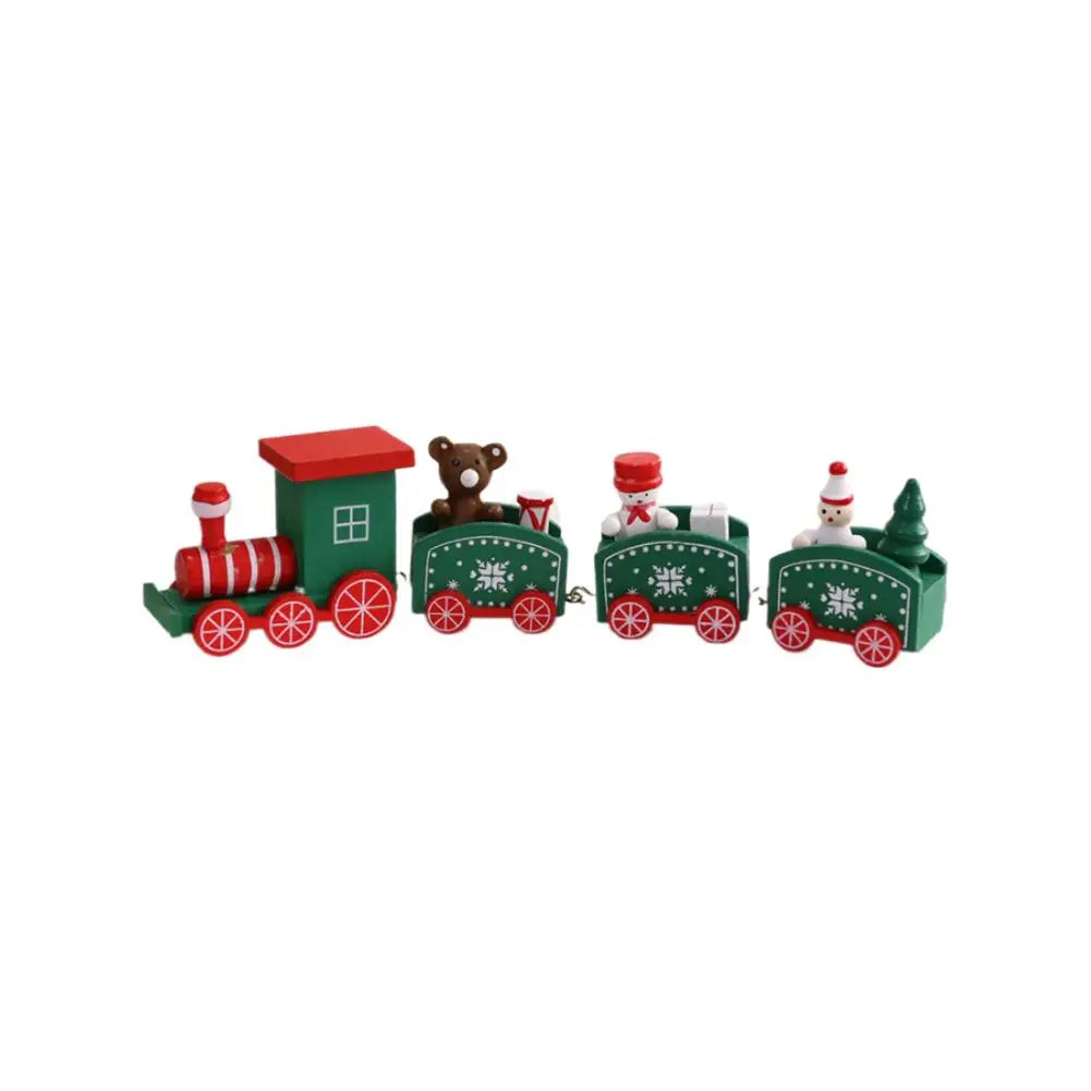 Wooden Christmas Train Ornament 2025 | Festive Holiday Decor