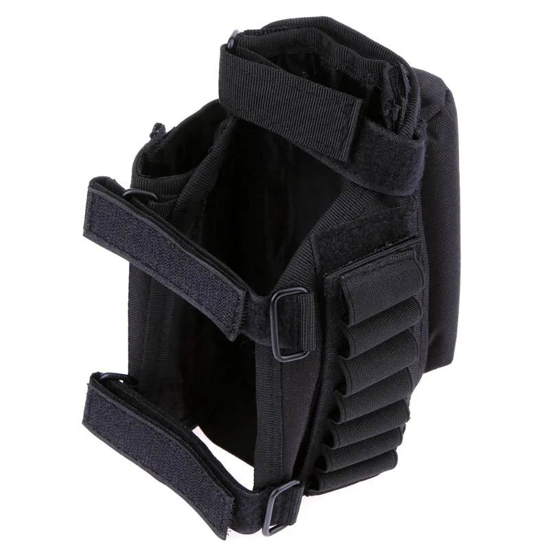 Cartridge Bag Tactical 2-in-1 gun holderTactical Buttstock Shotgun Rifle Stock Ammo Portable Pouch Molle Cartridge Holder Gun Peaceful Pleasures Health and Wellness
