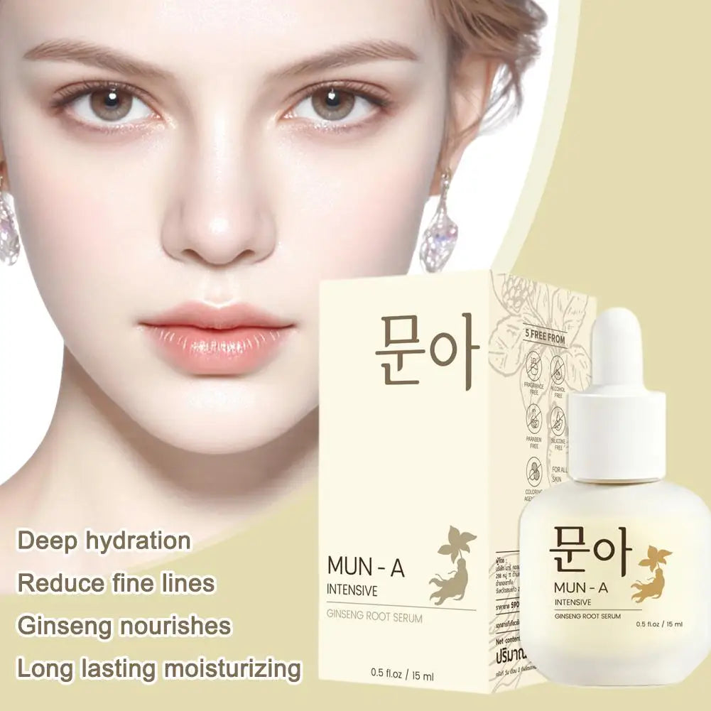 15ml Ginseng Root Essence Serum Hydrating Moisturizing Nourishing Facial Essence For Dry Skin Boost Skin Glow Daily Skincare Peaceful Pleasures Health and Wellness