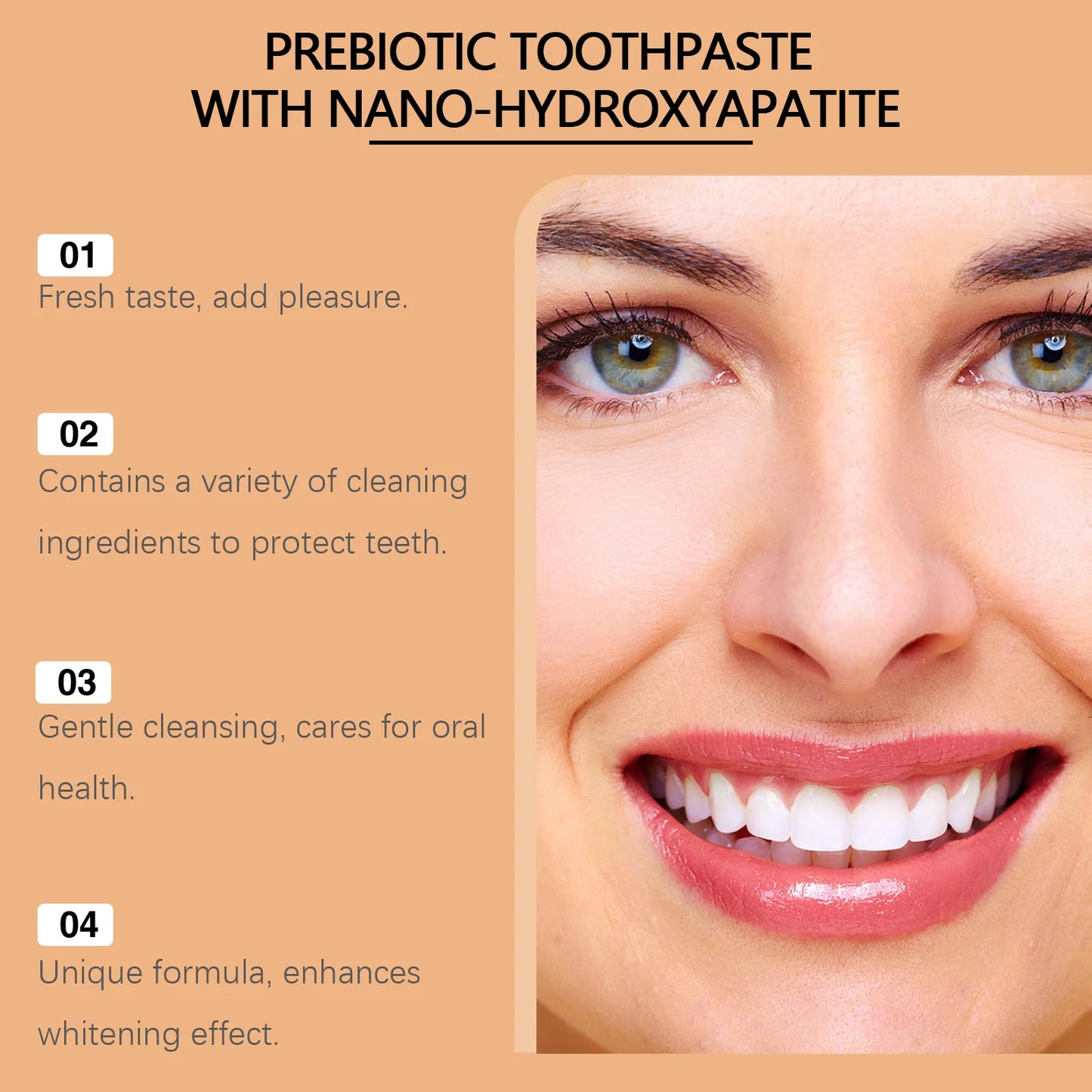 Chocolate Prebiotic Whitening Toothpaste | Sensitivity & Fresh Breath