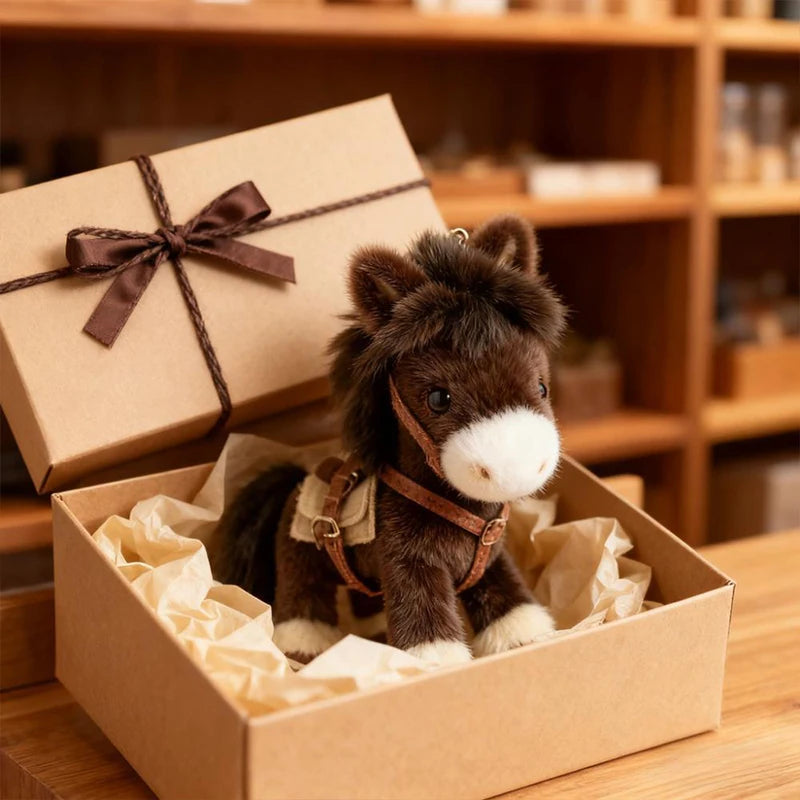 Horse Zodiac Plush Keychain | 2026 Year of the Horse Gift