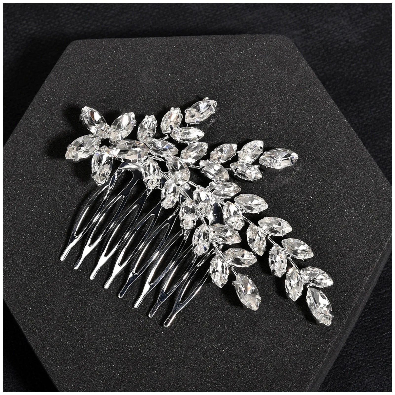 Glittering Hair Combs Clips Hair Fork Luxurious Messy Bun Maker with Glass Diamond for Banquet Wedding Gown Hair Clips Peaceful Pleasures Health and Wellness