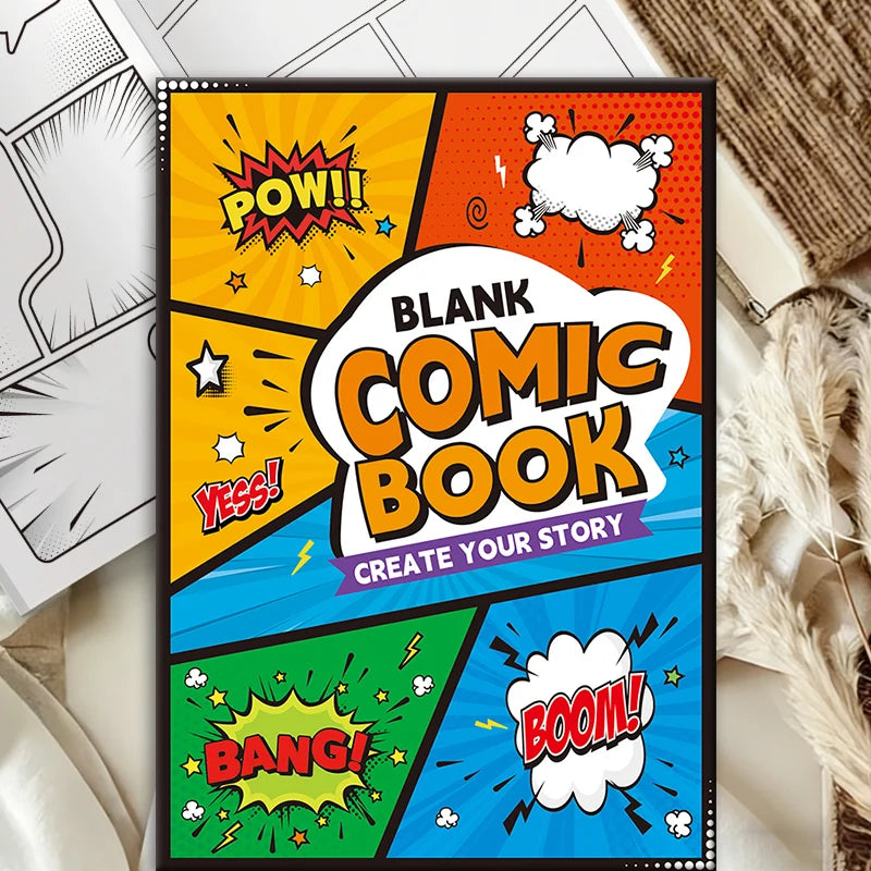 Creative Comic Sketchbook 32 Pages Thick Drawing Paper Featuring