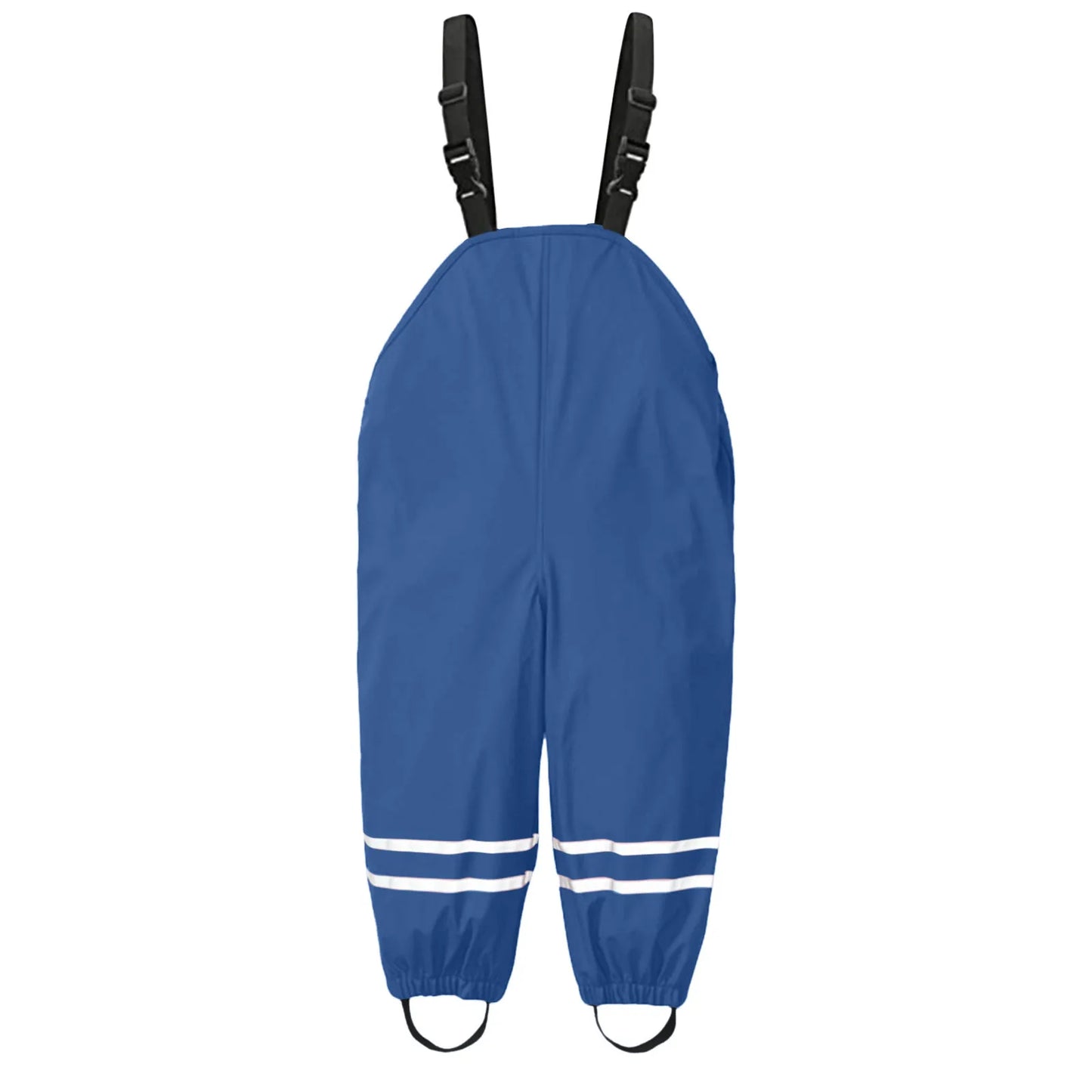 Toddler Kids Boys Girls Rain Dungarees Windproof Waterproof Mud Jumpsuit Clothes One piece rain pants waterproof and breathable Peaceful Pleasures Health and Wellness Blue XL