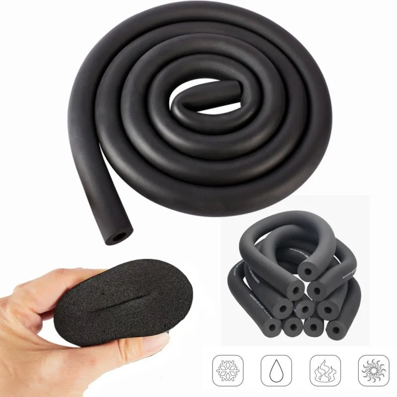 Rubber Foam Pipe Insulation Sleeve 6–32mm | 1.8m Thermal Wrap