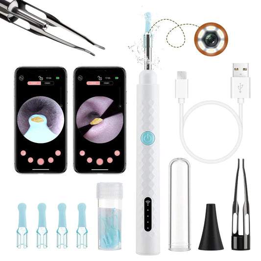 Visual Ear Wax Removal Tool with 1080P Camera & Tweezers Ear Cleaning Camera Oasis Select