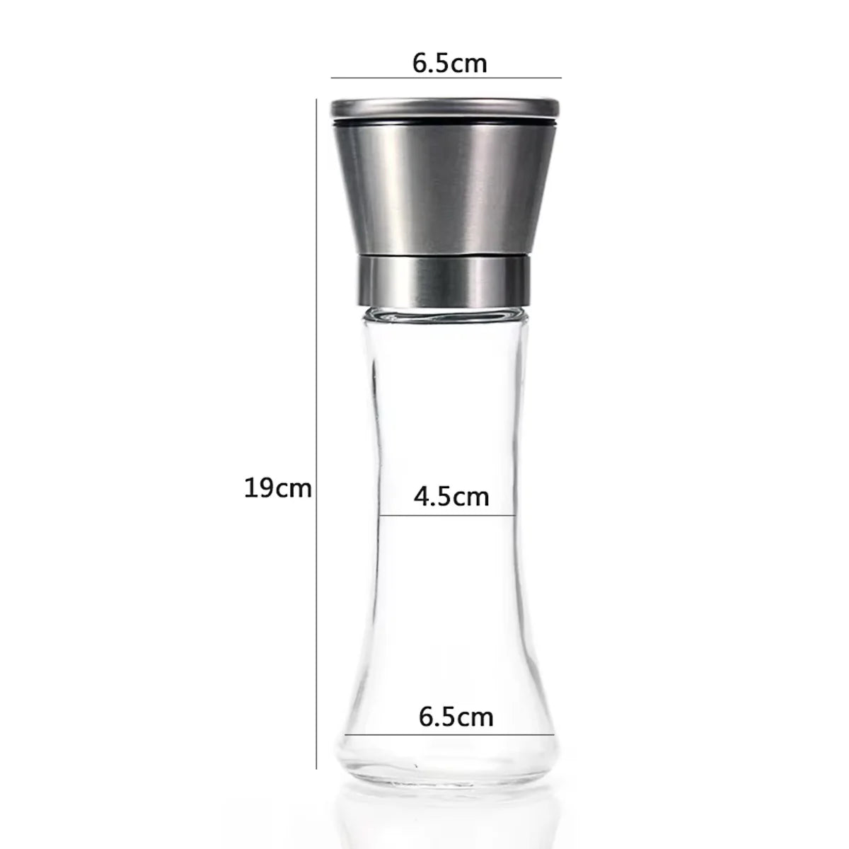 Salt and Pepper Grinder Set of 2, Premium Stainless Steel Spice Mill with Adjustable Coarseness, Manual Pepper Pepper Coffee Peaceful Pleasures Health and Wellness