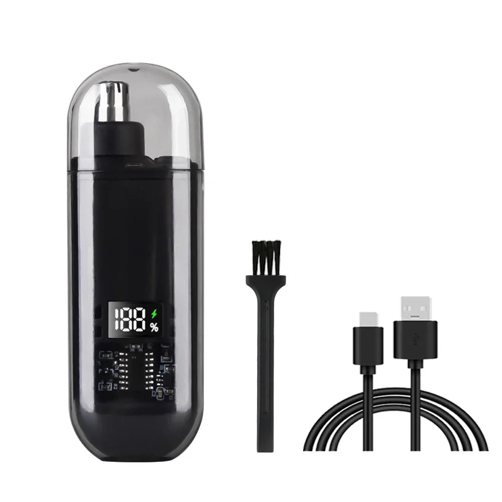 XMSJ T9 Electric Hair & Nose Trimmer for Men – USB Rechargeable