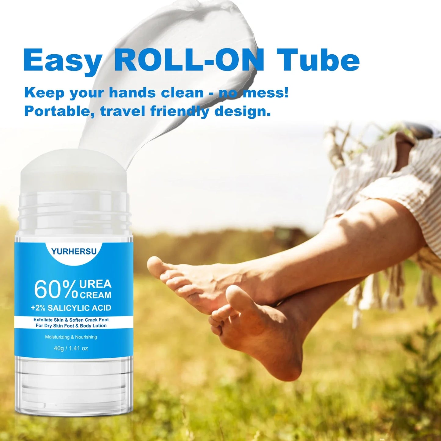 60% Urea Foot Cream Stick – Cracked Heels & Callus Remover