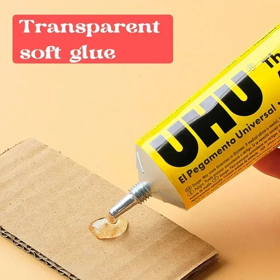 UHU German Super Glue Has Very Good Toughness Multifunctional Soft Glue Super Glue FOR MOOD Textile Porcelain Pape Metal Rubber Peaceful Pleasures Health and Wellness