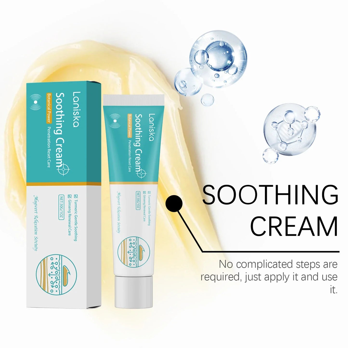 Laniska Neck & Shoulder Massage Cream | Natural Plant Extracts