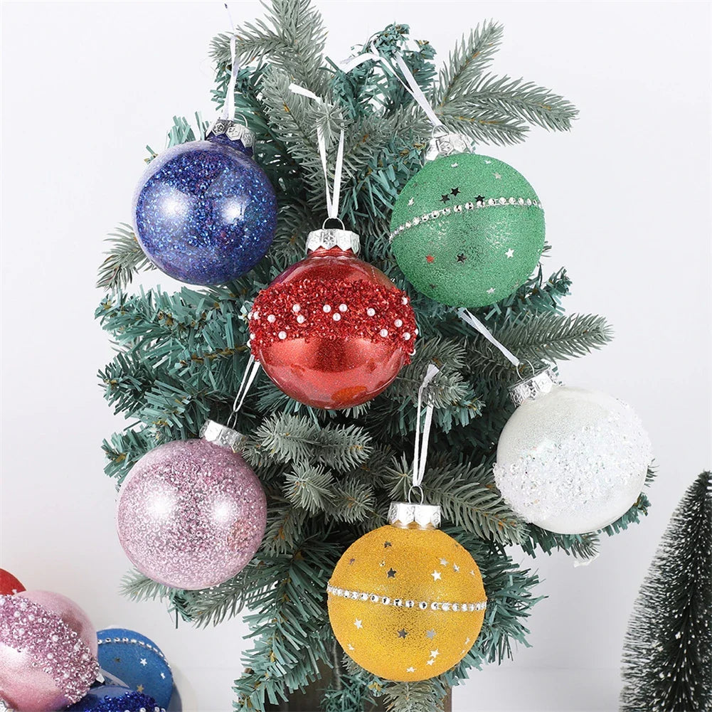 Christmas Ball Ornaments Set of 9 – Classic Holiday Tree Decor