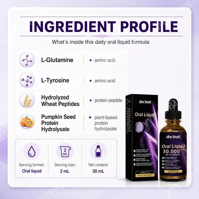 L-Glutamine & L-Tyrosine Liquid Drops | Amino Acid Supplement